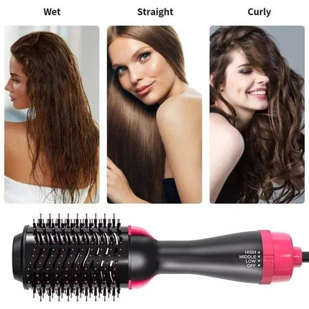 Escova Secadora Alisadora Elétrica Quente - Hair Styler